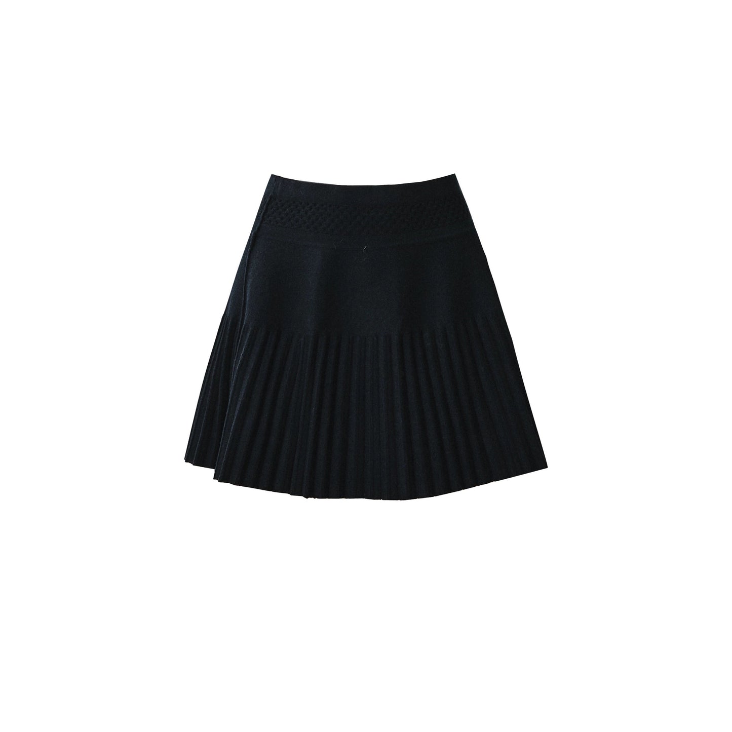 Navy Collar Knit Top