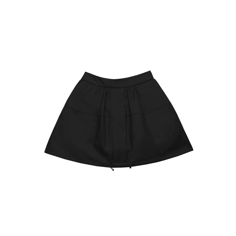 Retro High Waist Slimming Legs Shorts Skirt