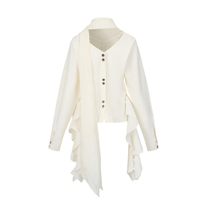 French Style Waist Cinched Shirt Set-Up