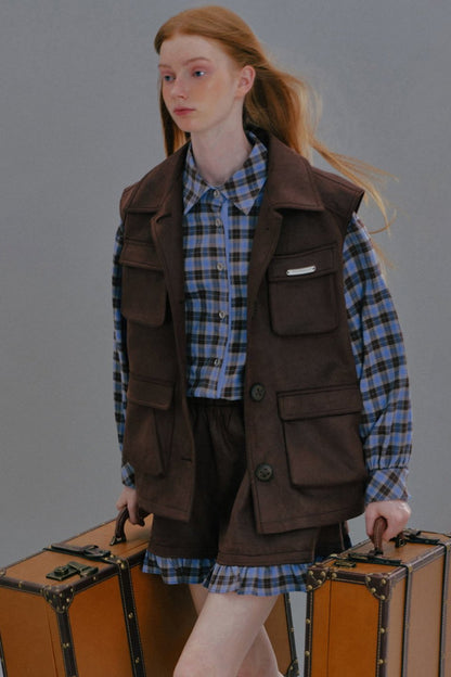 Multi-Pocket Cargo Vest