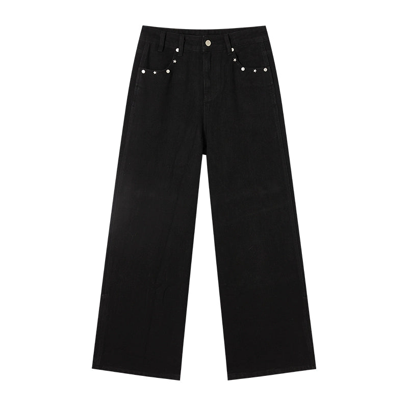 Metallic Stud Womens Jeans Pants