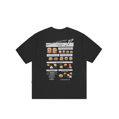 Fun Hamburger Couple T-Shirt