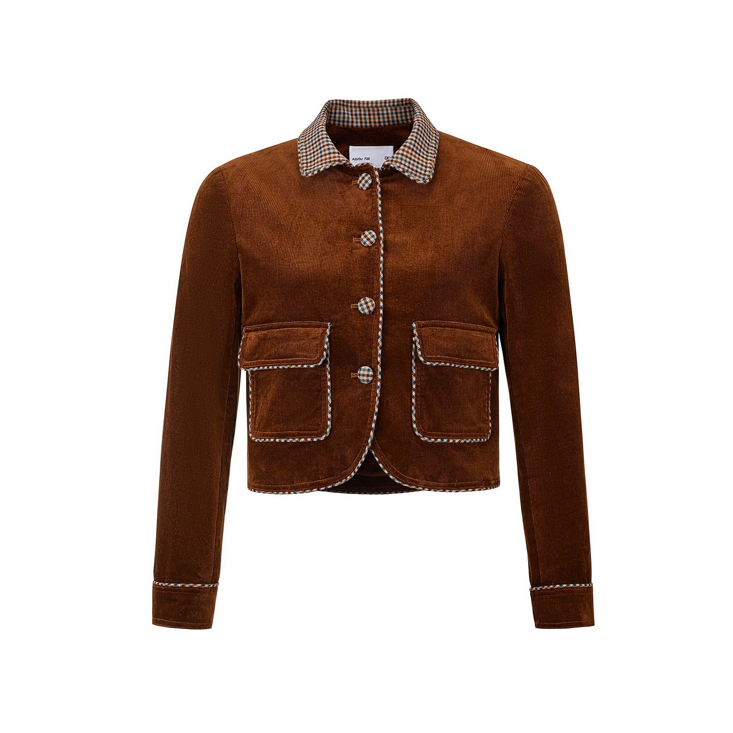 Irregular Folded Corduroy Skirt Set-Up