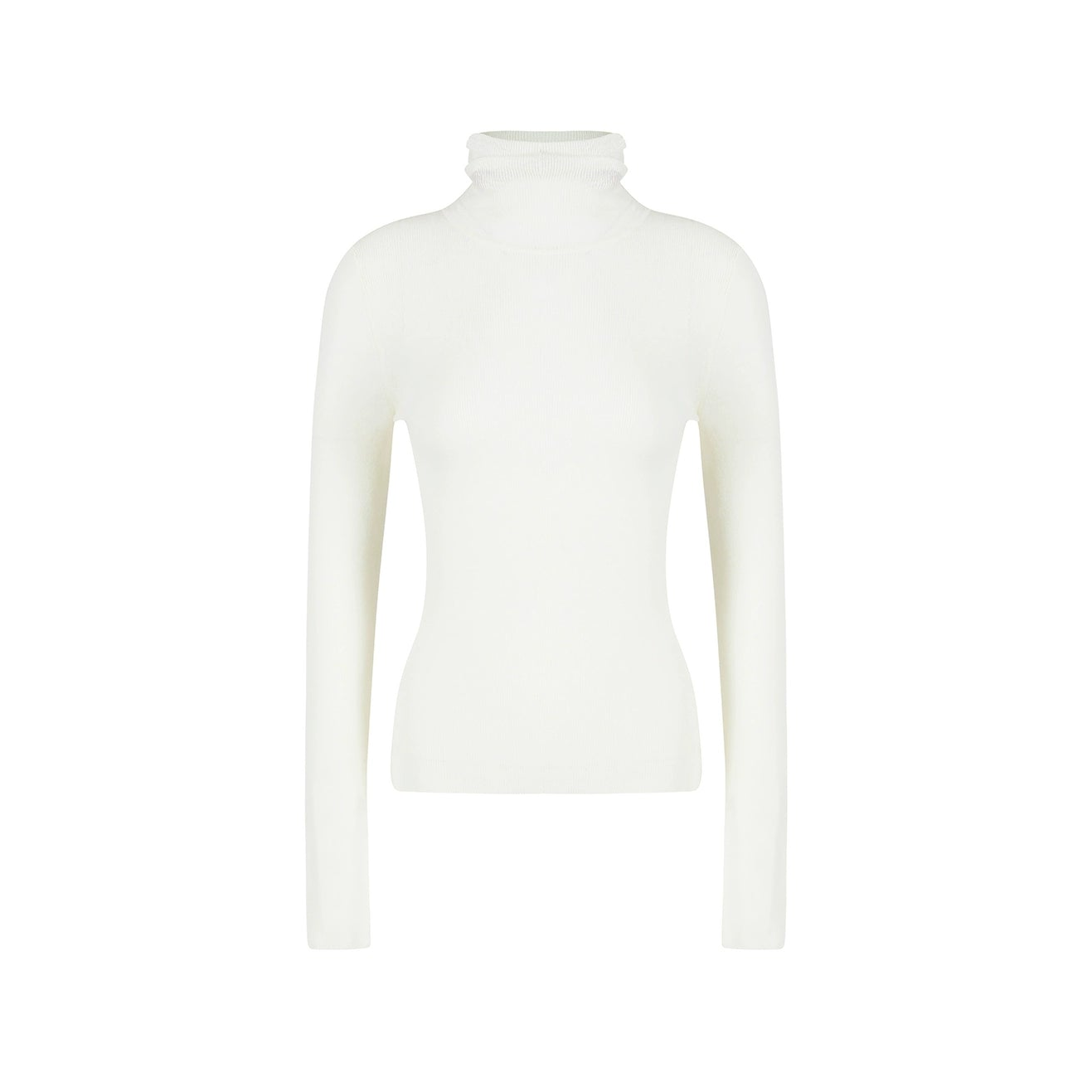 High Neck Slim Knitted Sweater