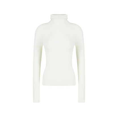 High Neck Slim Knitted Sweater