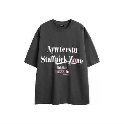 American Retro Letter T-Shirt