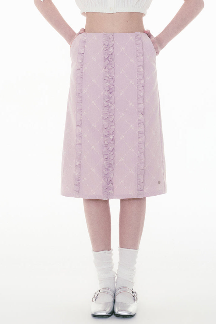 Lush Suzuran A-Line Bustier Skirt