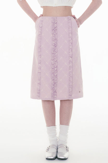 Lush Suzuran A-Line Bustier Skirt