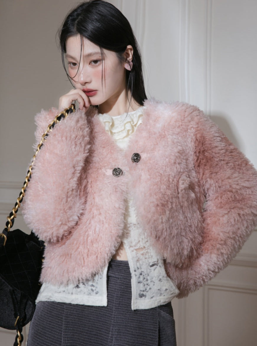 Smudge Fur Jacket