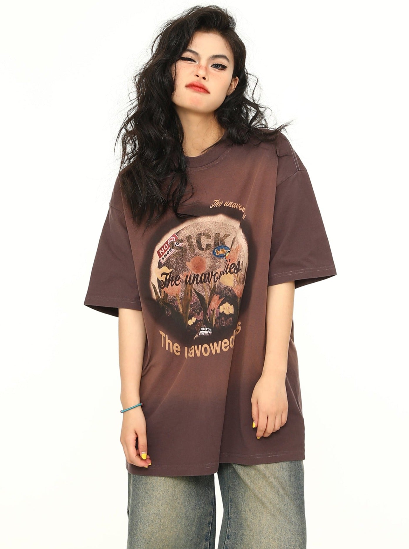 American Retro Print Heavyweight T-Shirt