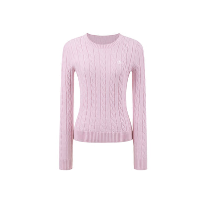 Vintage Twist Cable Knit Sweater