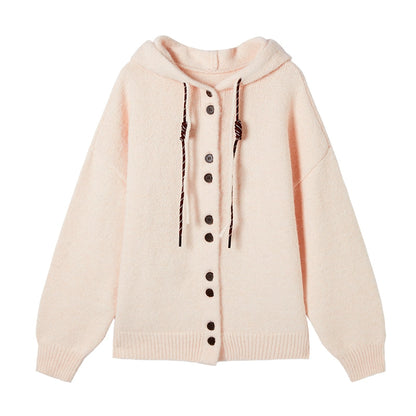 Hooded Knitwear Jacket