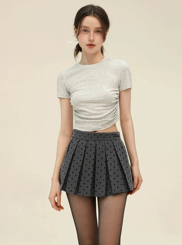 Vintage Embroidery Slim T-Shirt