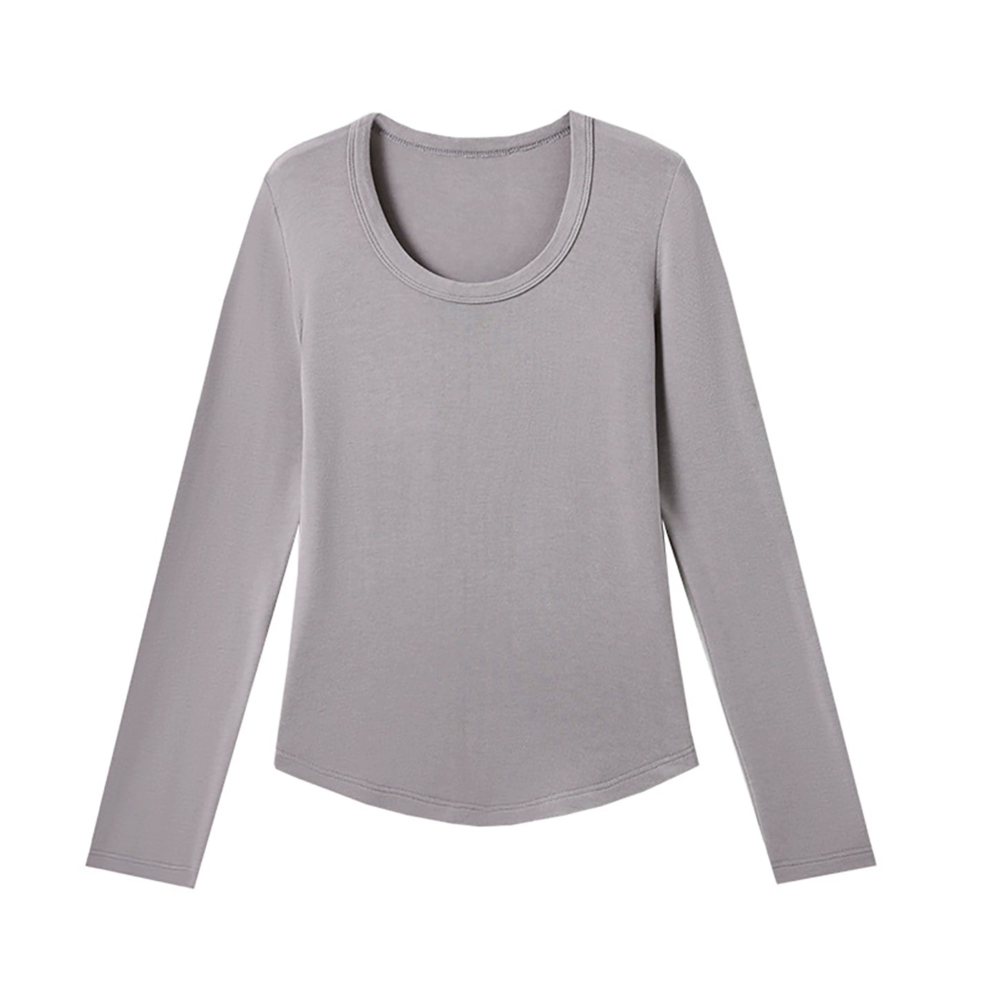 Tencel Wool Crew Neck Top