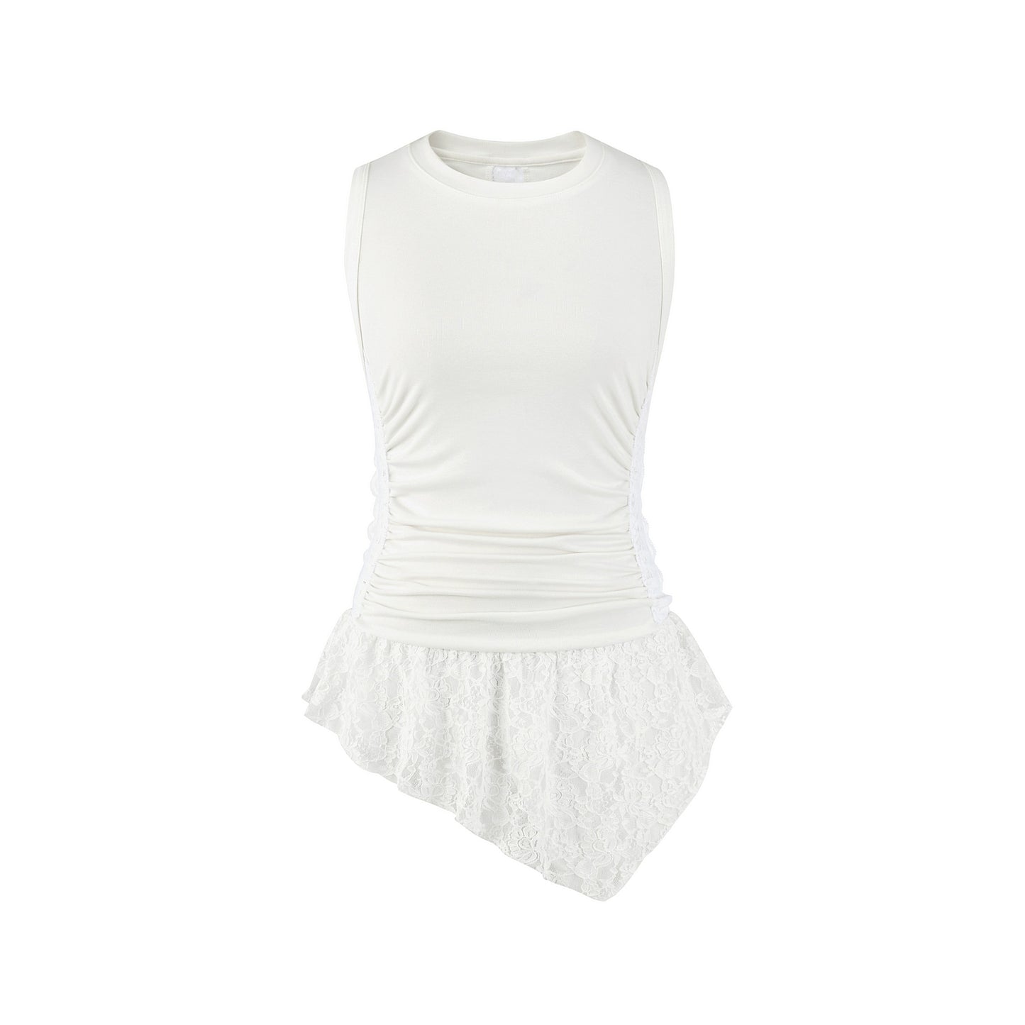 Summer Lace Asymmetrical Vest