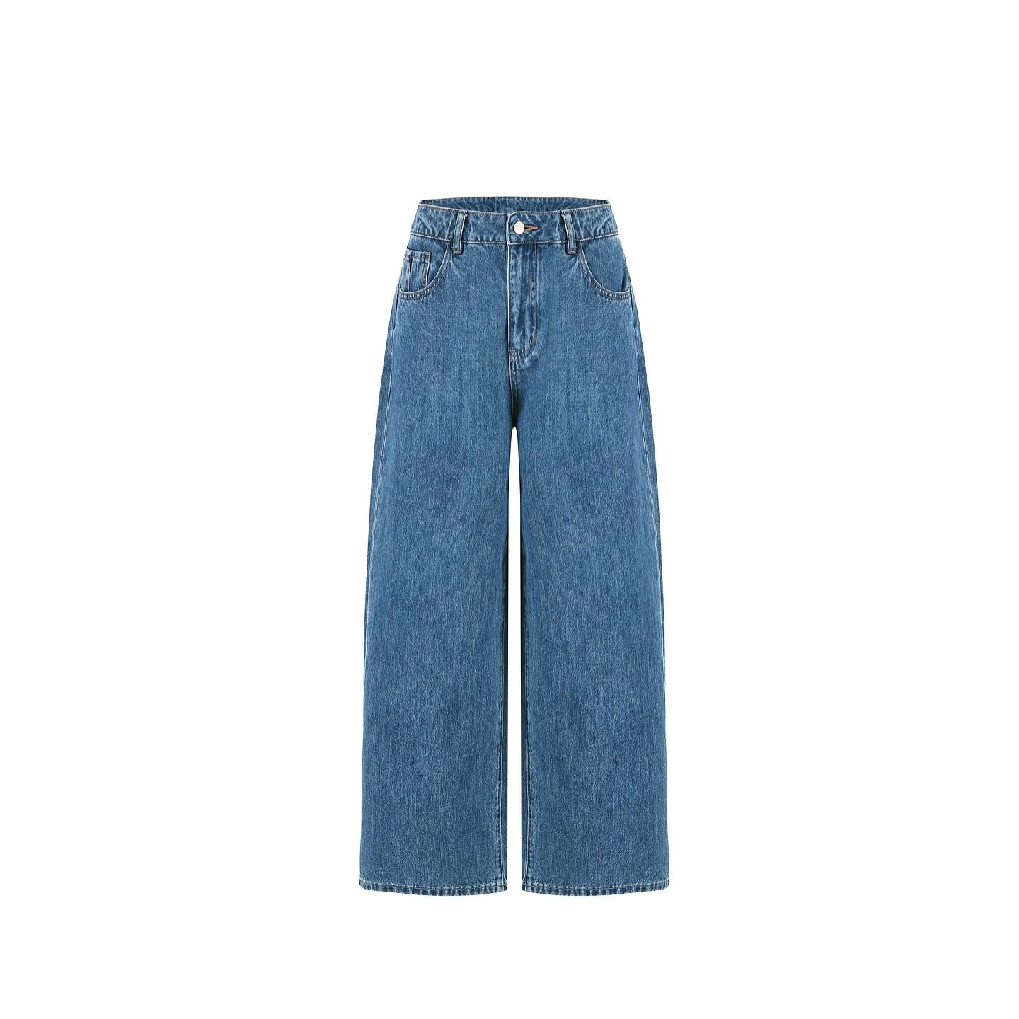 Retro Drapey Denim Pants