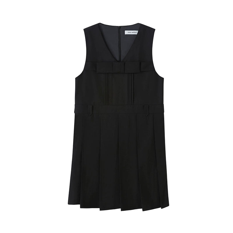 V-Neck Sleeveless Vest Dress