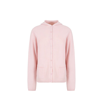 Soft Cashmere Hooded Knitted Cardigan
