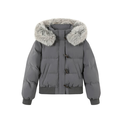 Retro Cotton Fur Collar Jacket