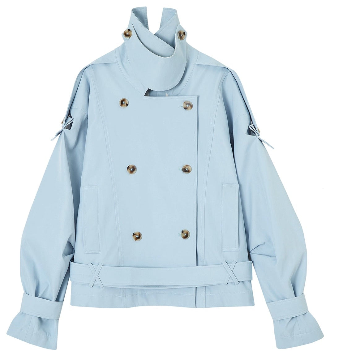 Classic Stand-Up Collar Trench Coat