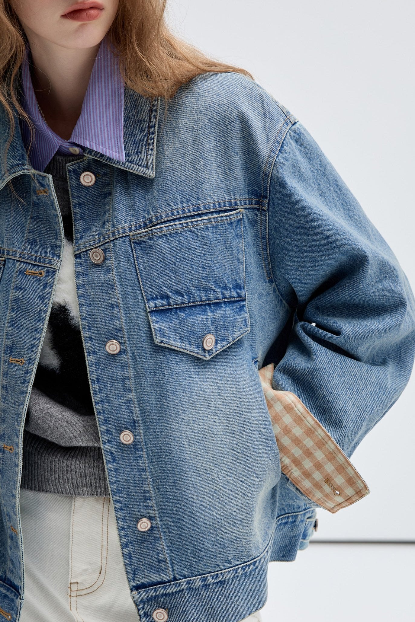 Retro Washed Loose Denim Jacket