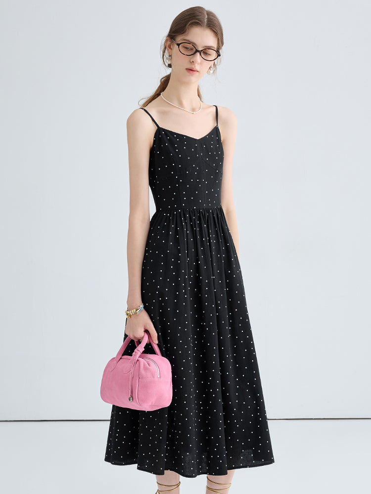 Vintage Polka Dot Resort Kleid