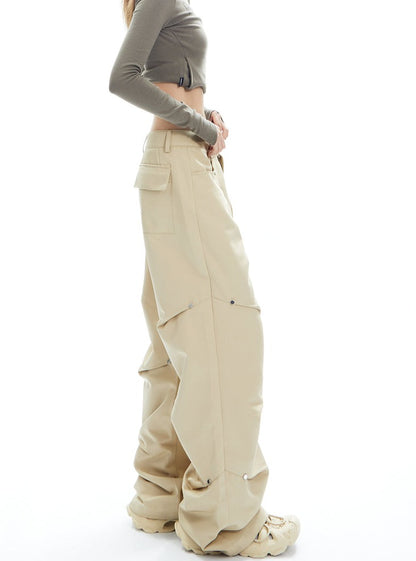 American Low Sized Loose Straight Leg Pants