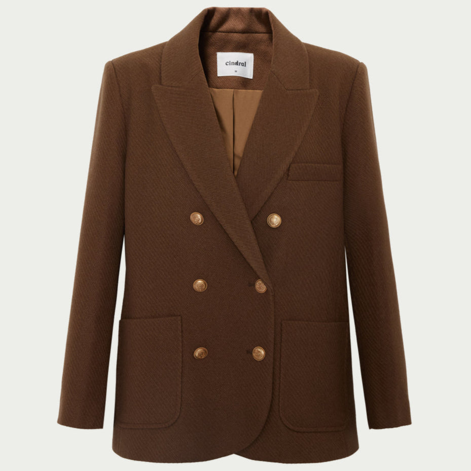 Loose British Tweed Blazer