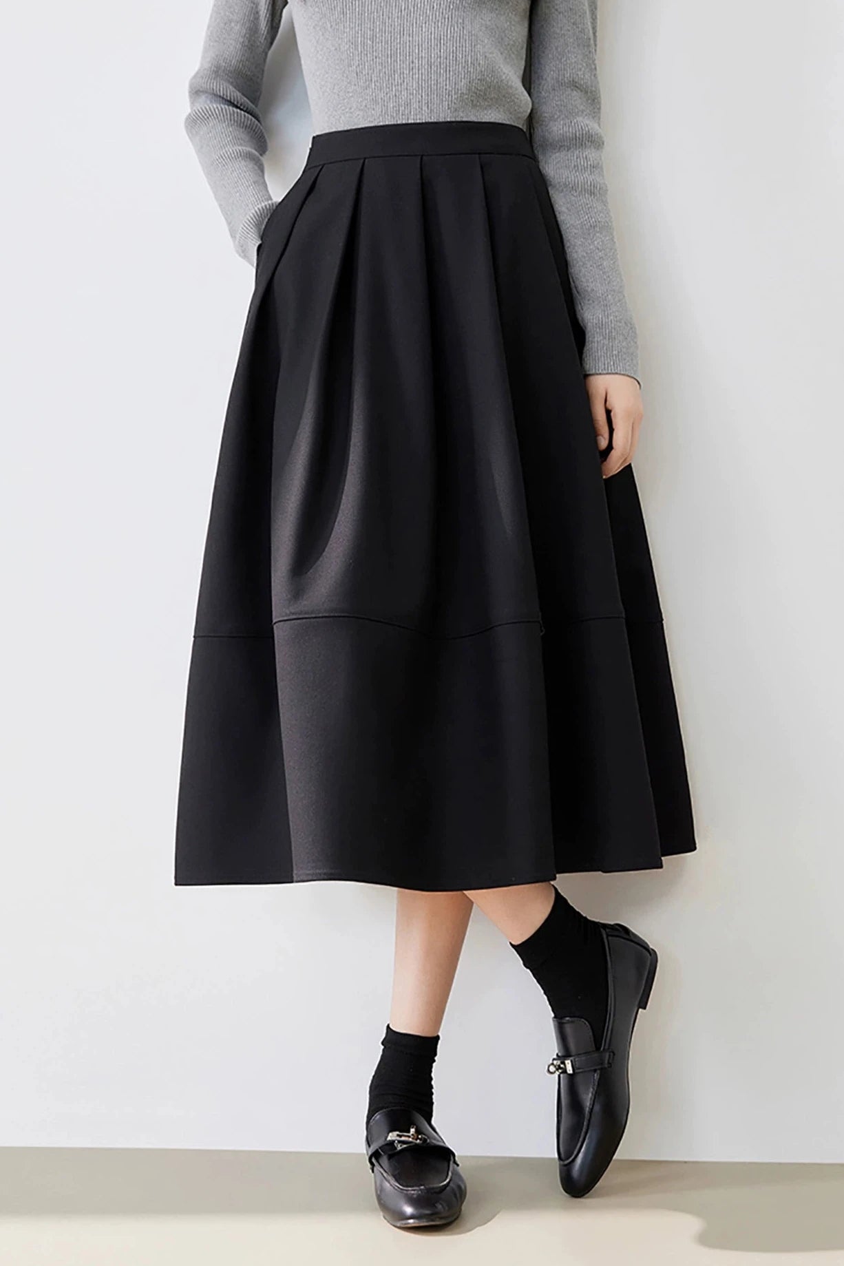 Temperament Thin A-Line Long Skirt