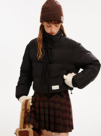 Stand Collar Short Down Jacket