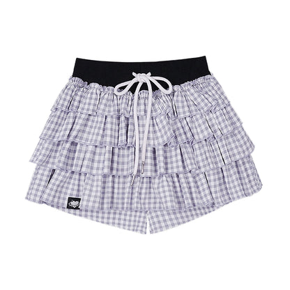 Grape Bubble Checkered Cake Skirt