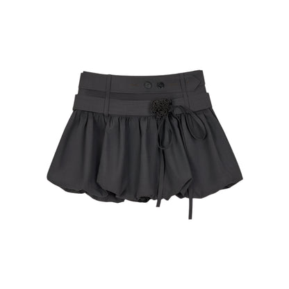 Fluffy A-Linien Bustier Rock 