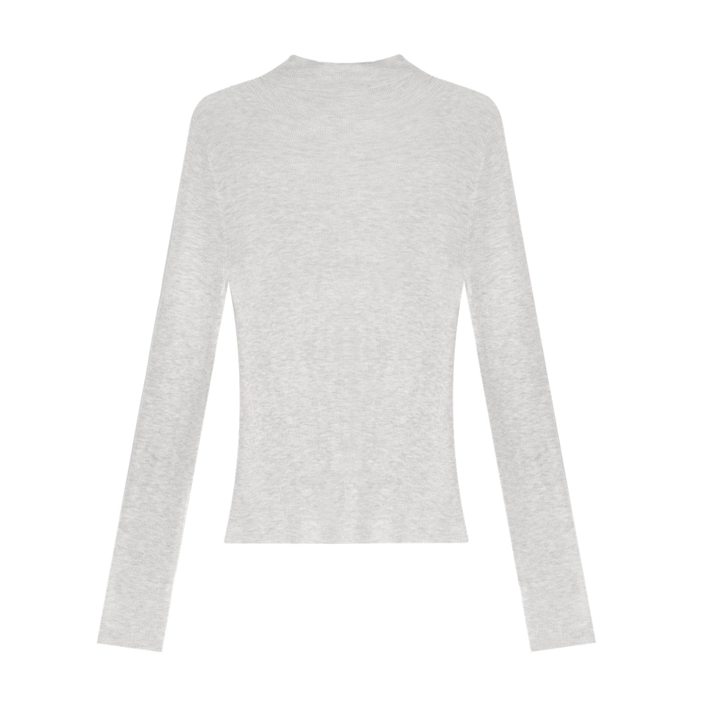 Wool-Blend Turtleneck Top