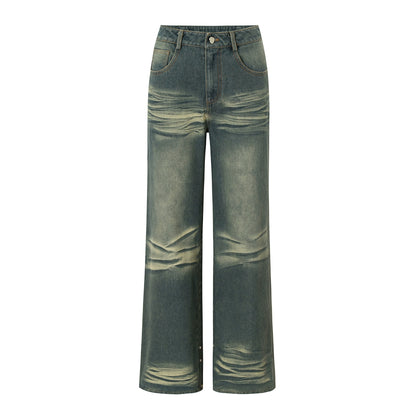 retro distressed jeans pants