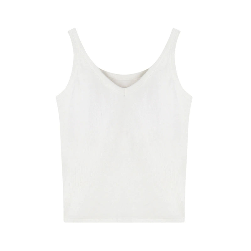 Chest Pad V-Neck Camisole Top