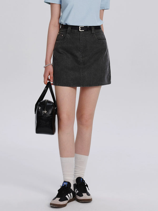 Anti Walk A-Line Hip Skirt