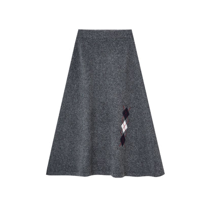 Floral Velvet Diamond Vest Skirt Set-Up