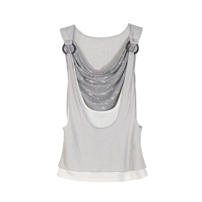 Asymmetrical Retro Vest
