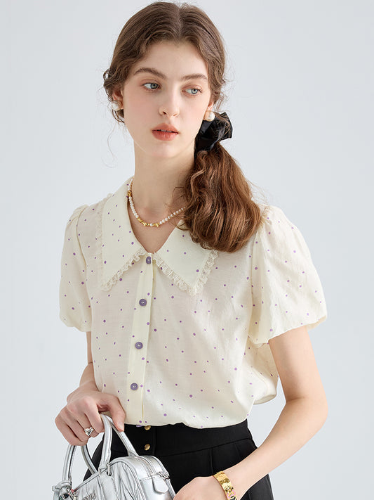 Polka Dot Vintage Top