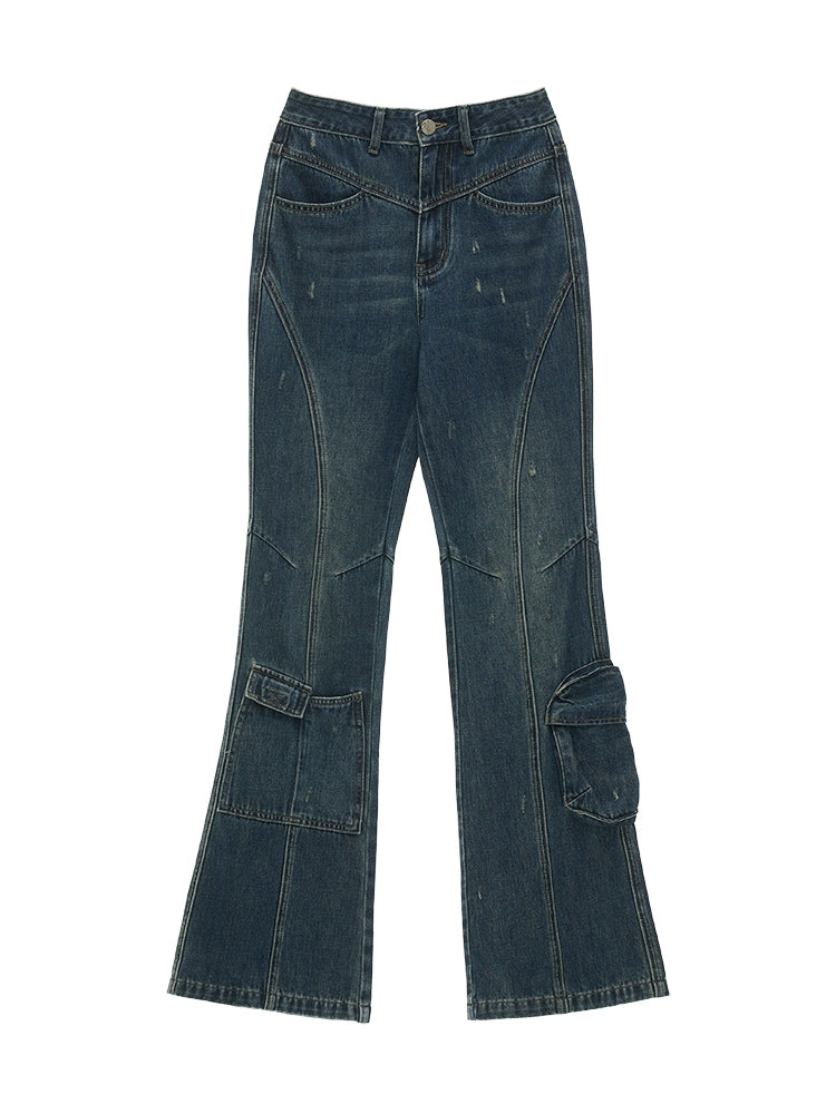 Bootcut Denim Flare Jeans Pants