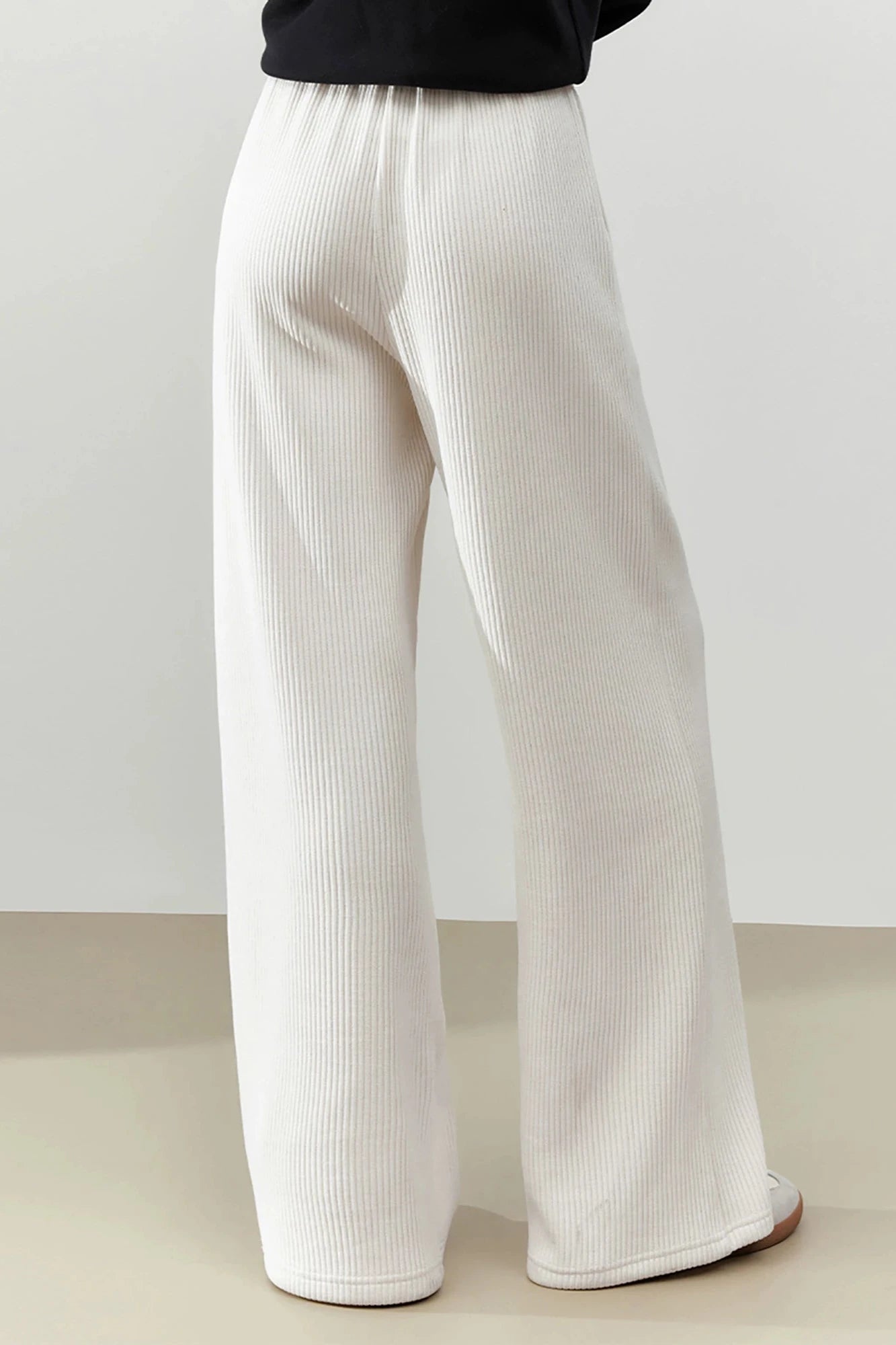 Straight-Leg Corduroy Pants