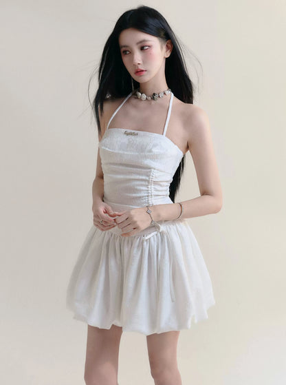 [Spot] fragile store - moonlight little dance pure desire wind halterneck suspender tutu sweet date dress