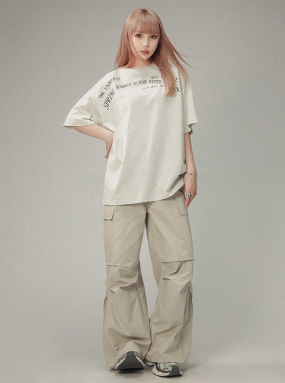 Pleated Paratrooper Cargo Pants