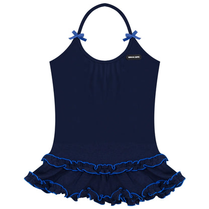 Cropped Knit Halterneck Vest