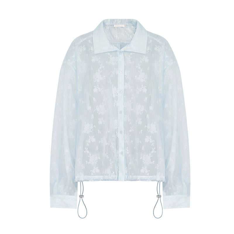 Lace Color-Block Jacket