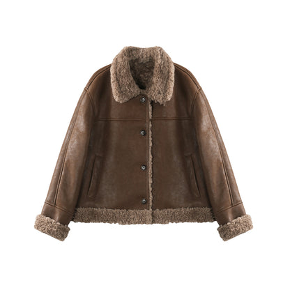 Winter Fur Mid-Length Jacket