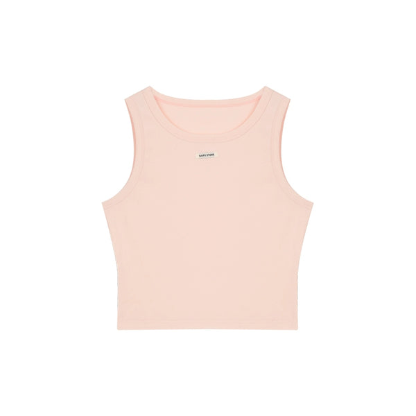 Cropped Vest Two-Piece Set