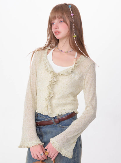 Sunscreen Knitted Cardigan Top