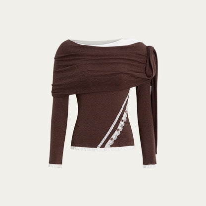 Retro Streamer Shoulder Top