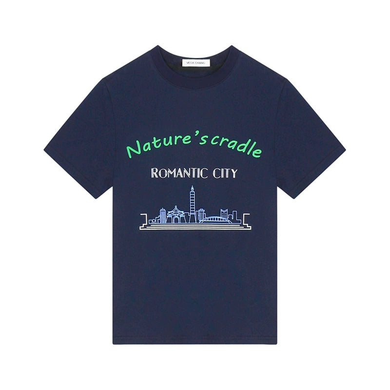 Romantic City Graphic Tee T-Shirt